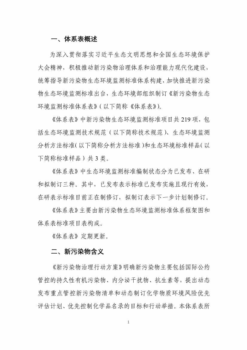 新污染物监测标准体系表发布｜实用指南(图3)