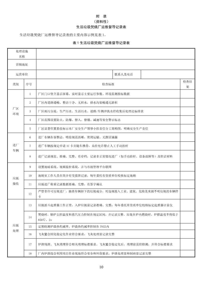 深圳市生活垃圾焚烧厂监管工作指引征求意见｜实用指南(图11)