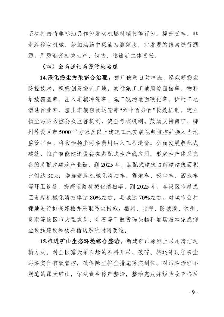 广西空气质量持续改善行动实施方案：2025年目标解读(图8)