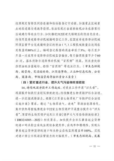 无锡市2024年大气污染防治计划发布｜政策解读与实施重点(图10)