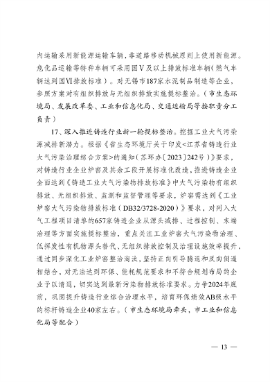 无锡市2024年大气污染防治计划发布｜政策解读与实施重点(图12)