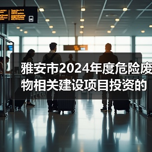 雅安市危险废物投资引导通告｜全攻略