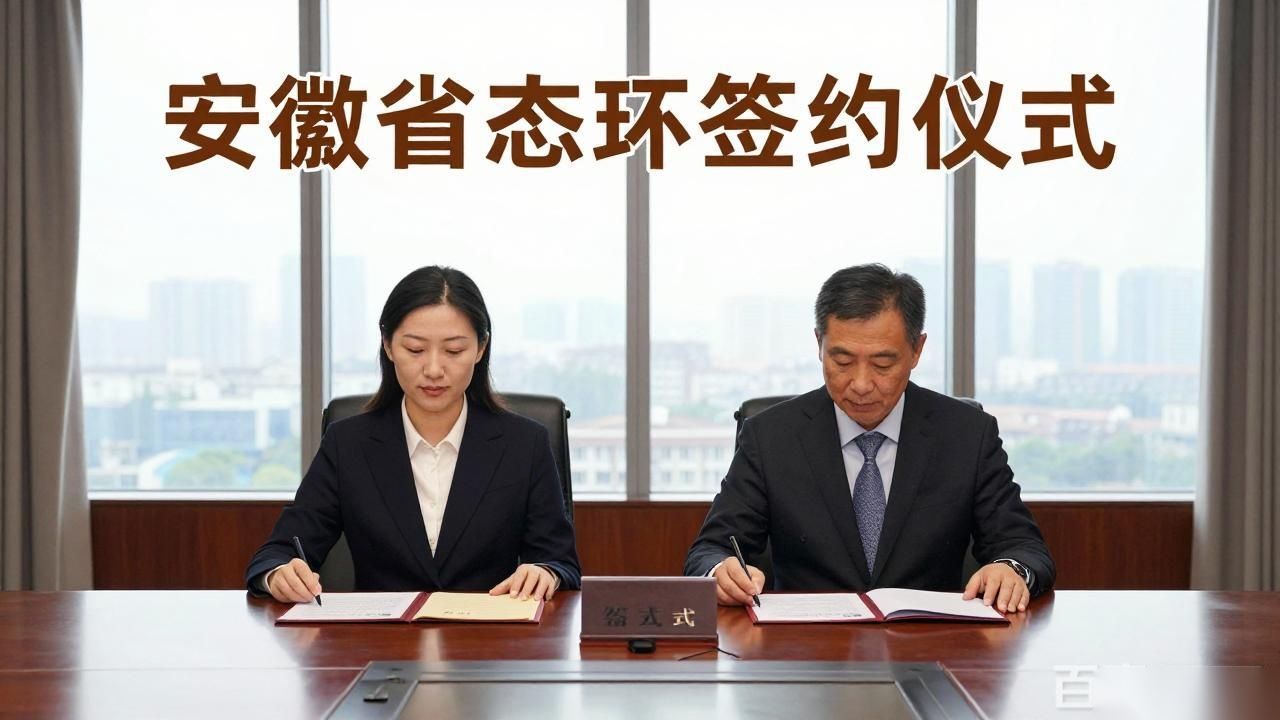 安徽省生态环境集团与怀远县签署战略合作协议
