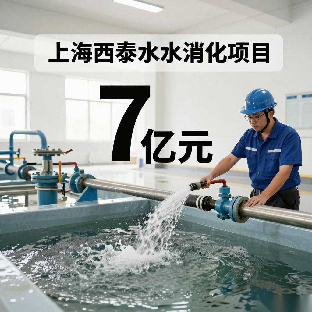 投资7亿！上海西岑水质净化项目顺利实现通水调试