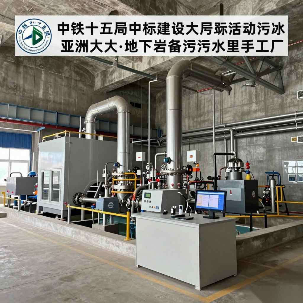 中铁十五局中标亚洲最大地下岩洞污水处理厂工程构件预制任务！