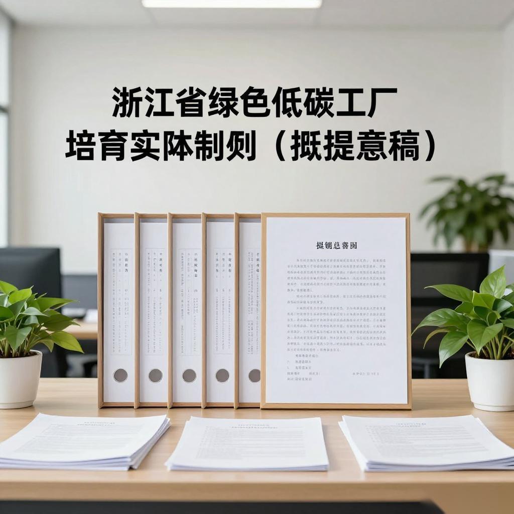 浙江省绿色低碳工厂培育实施细则征求意见稿