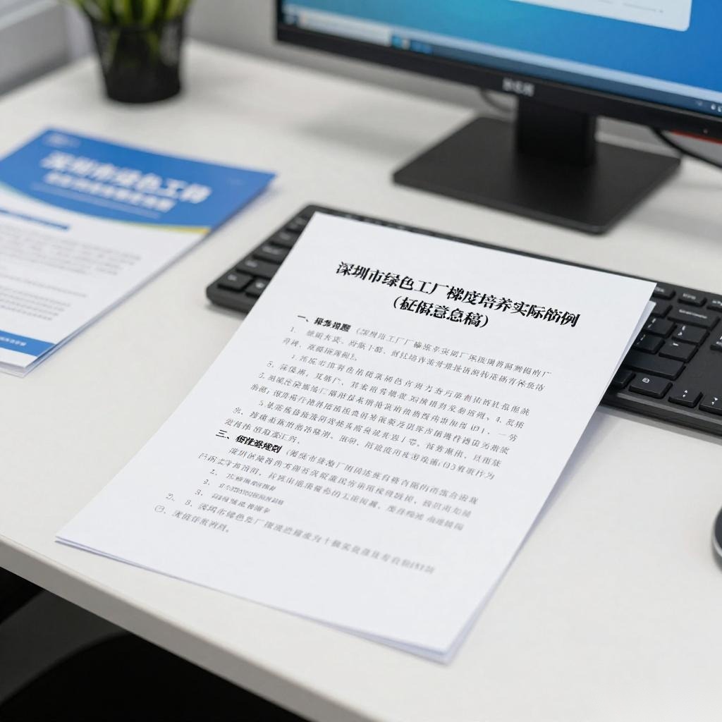 深圳市绿色工厂梯度培育实施细则征求意见