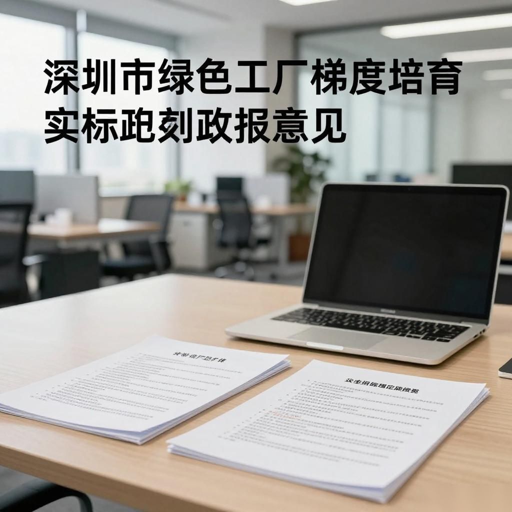 深圳市绿色工厂梯度培育实施细则征求意见