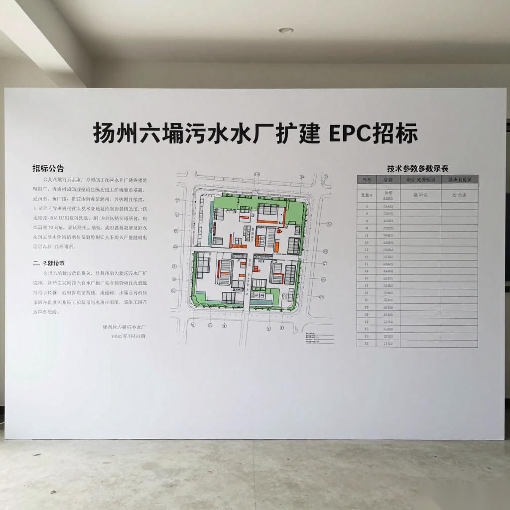 扬州六圩污水处理厂扩建EPC招标 限价约9亿