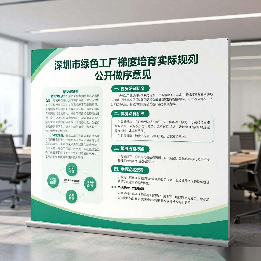 深圳市绿色工厂梯度培育实施细则公开征求意见