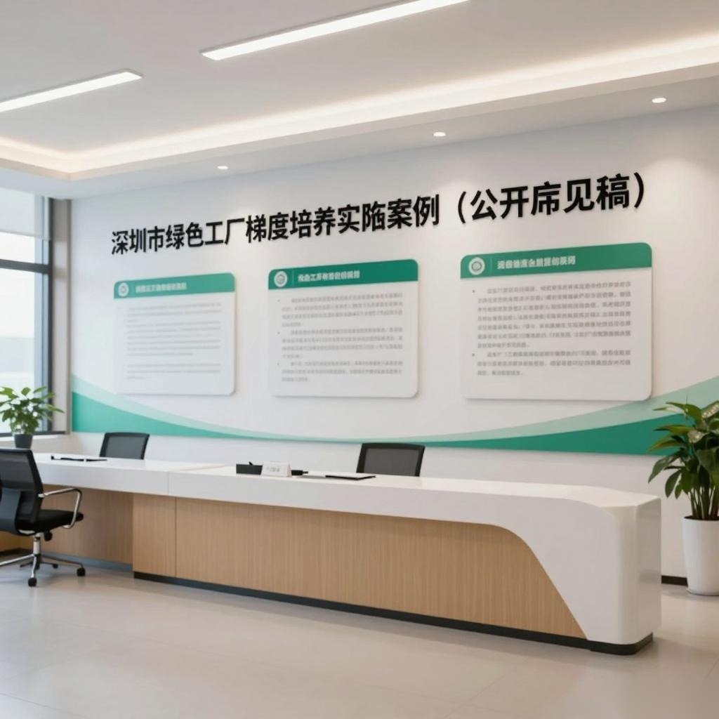 深圳市绿色工厂梯度培育实施细则公开征求意见