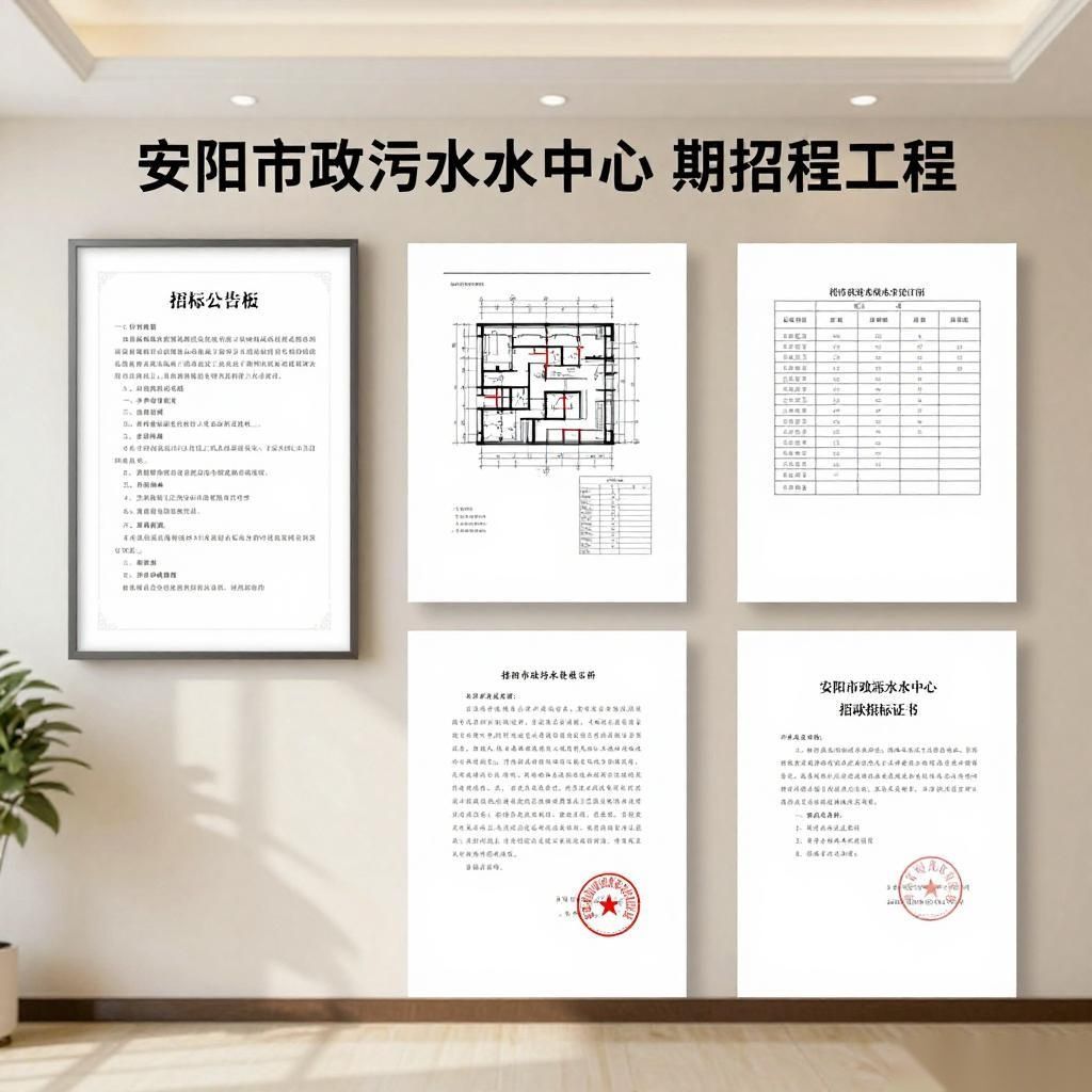 安阳市政污水处理中心一期工程6.9亿招标(图3) 安阳市政污水处理中心一期工程6.9亿招标