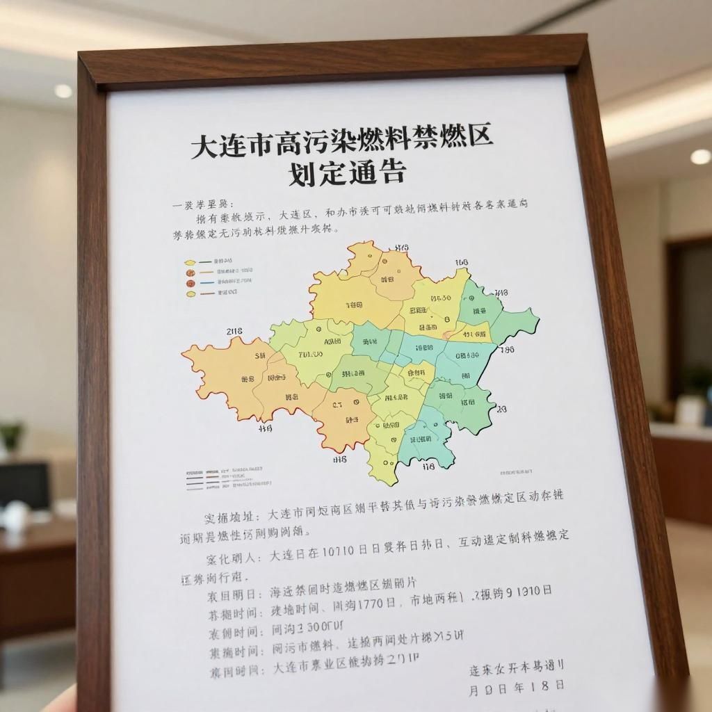 大连市高污染燃料禁燃区划定通告