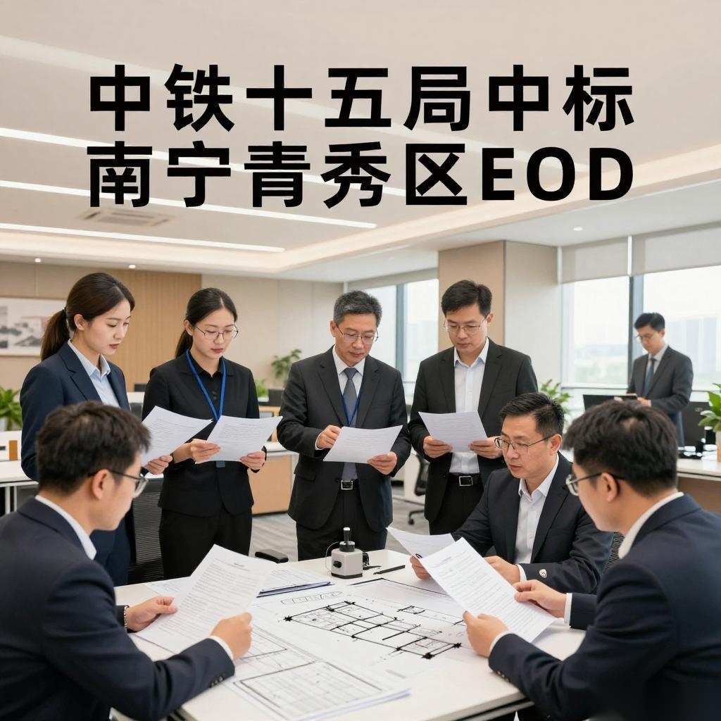 中铁十五局中标南宁青秀区EOD项目