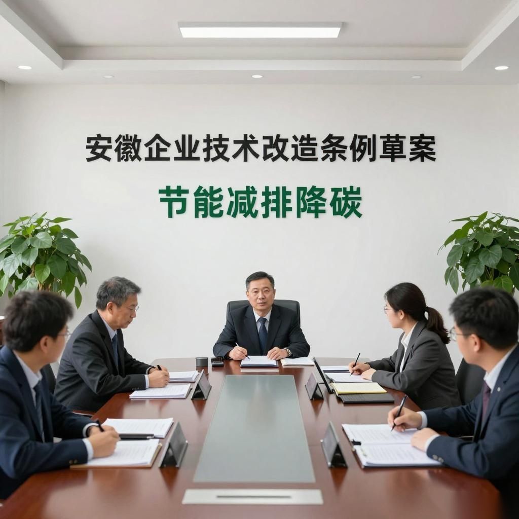 安徽企业技术改造条例草案发布 节能减排降碳获重点支持