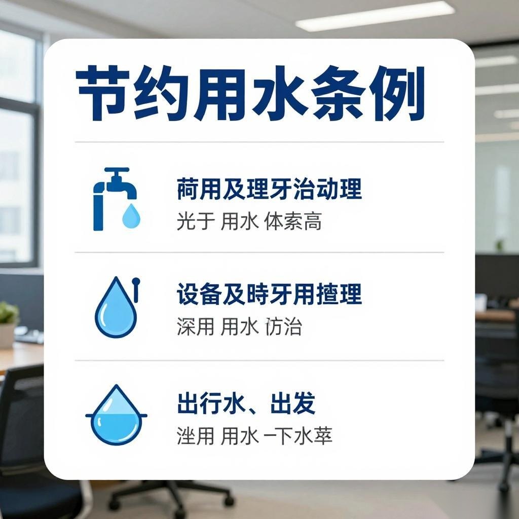 《节约用水条例》全攻略：节水政策与实施要点