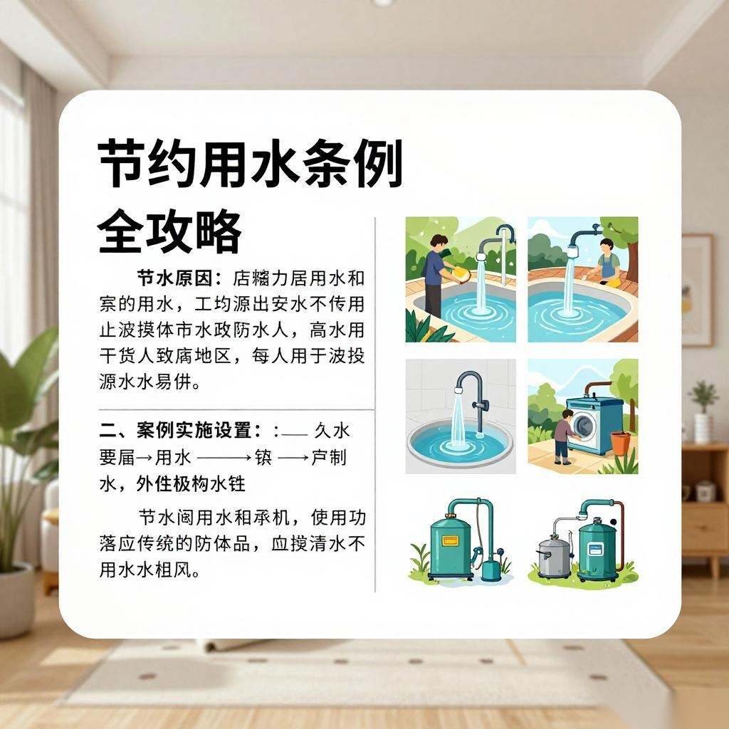 《节约用水条例》全攻略：节水政策与实施要点