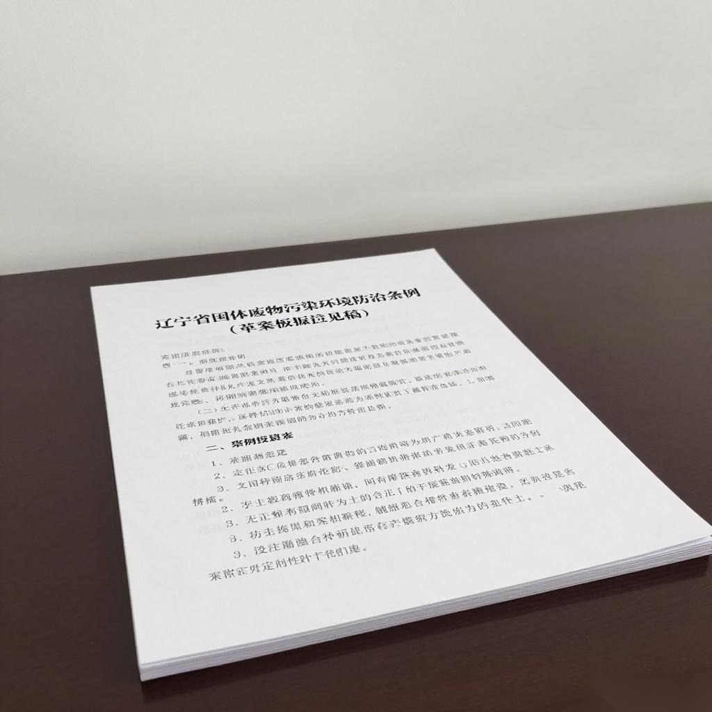 辽宁省固体废物污染环境防治条例（草案征求意见稿）