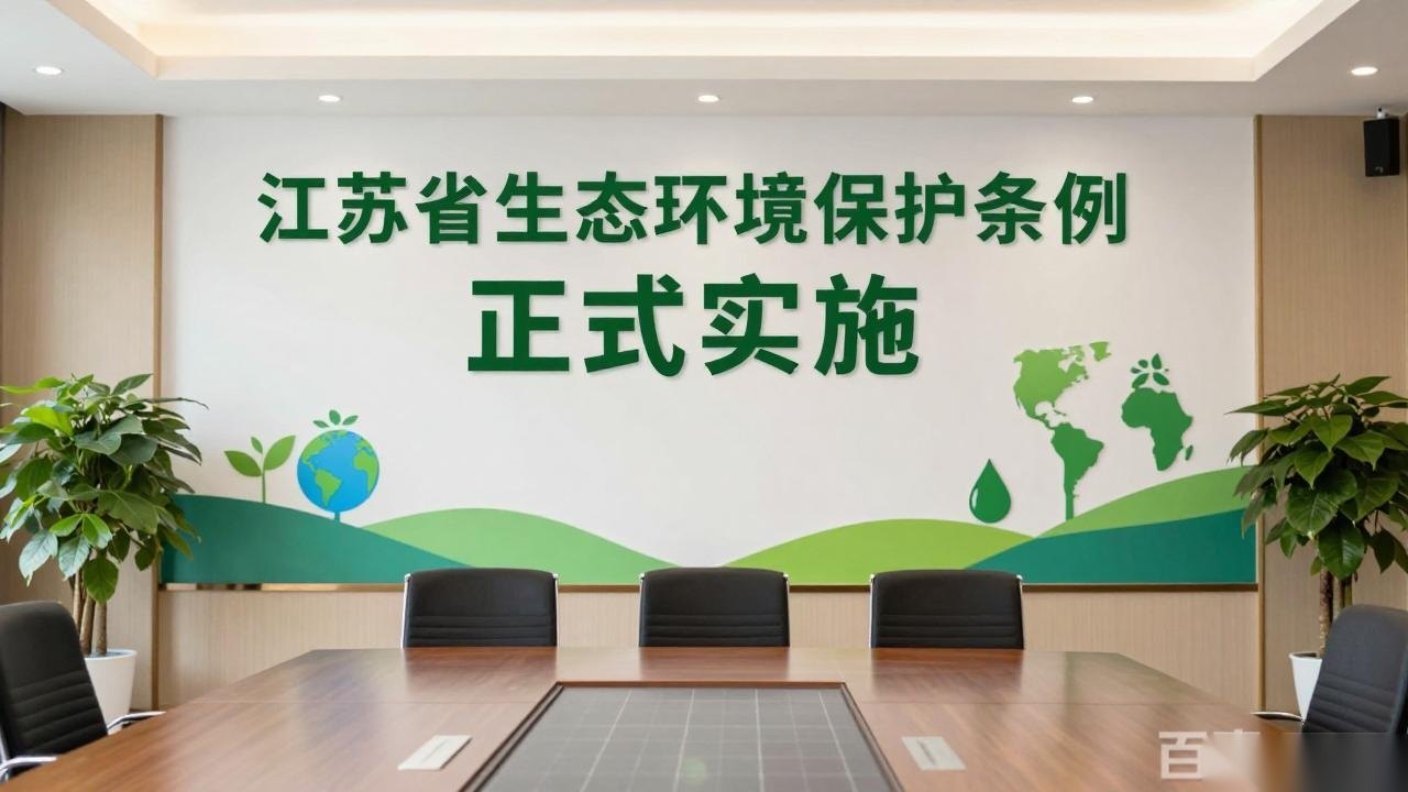 江苏省生态环境保护条例正式实施,推动绿色可持续发展 江苏省生态环境保护条例正式实施,推动绿色可持续发展