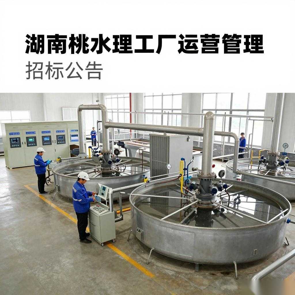 湖南桃源县污水处理厂运营管理招标公告