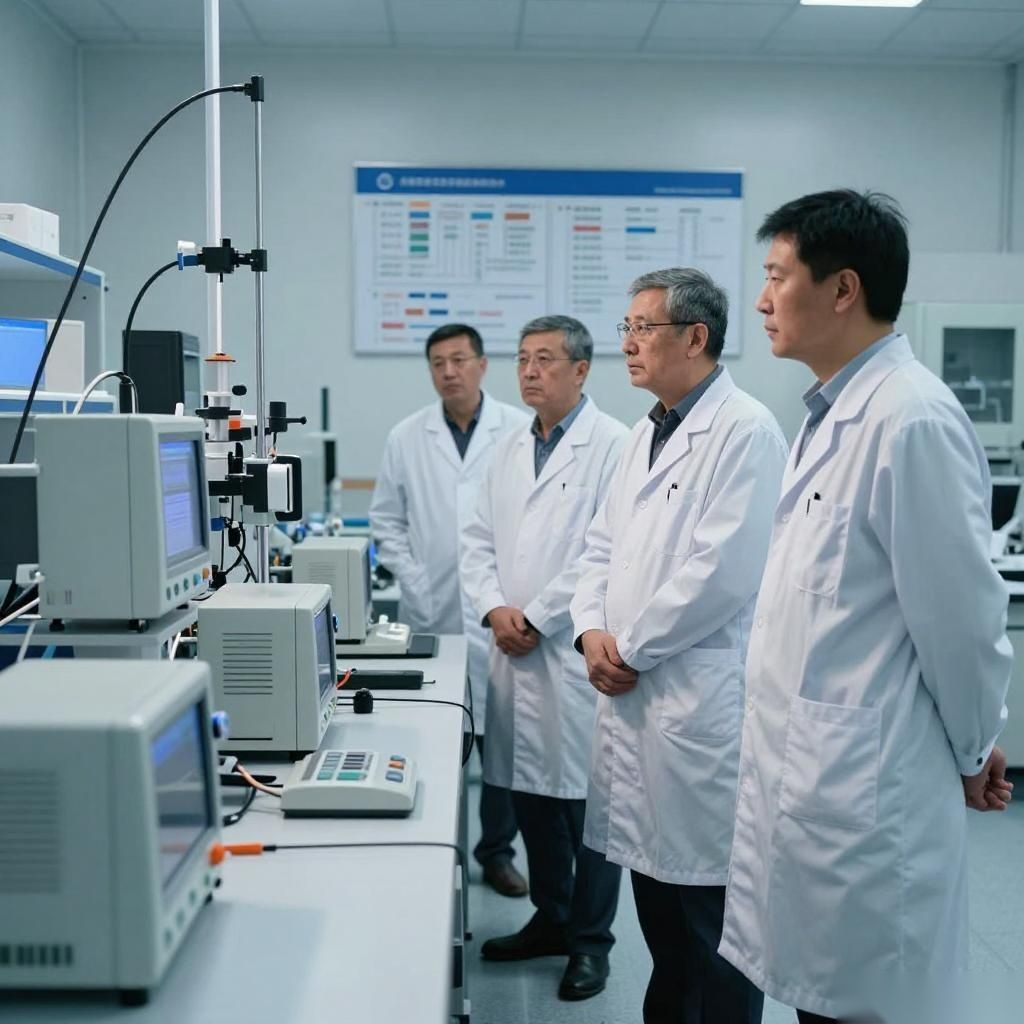 中亚生态环境合作深化,专家团考察乌鲁木齐检测实验室 中亚生态环境合作深化,专家团考察乌鲁木齐检测实验室