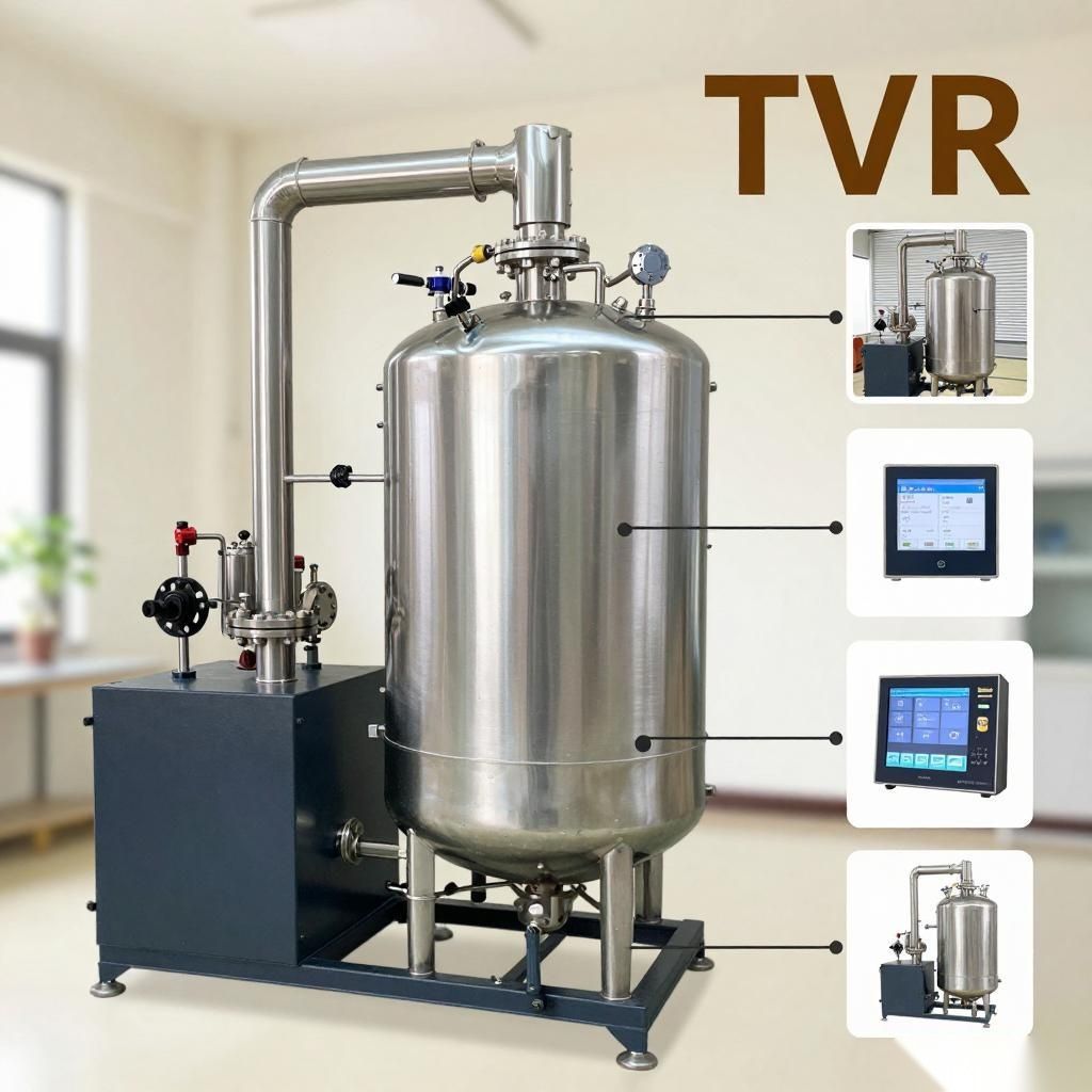 TVR蒸发浓缩设备原理与应用解析：高效节能的工业浓缩解决方案