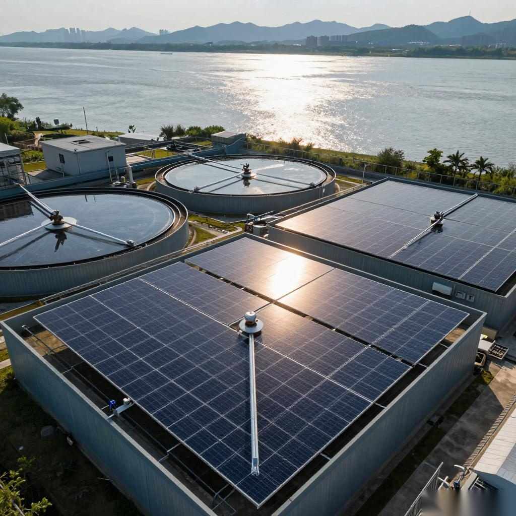 光伏与水务融合创新，污水处理厂实现绿色能源自给模式