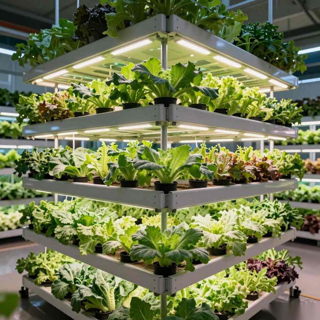 智慧垂直植物工厂如何实现1亩抵14亩？零污染农业技术解析