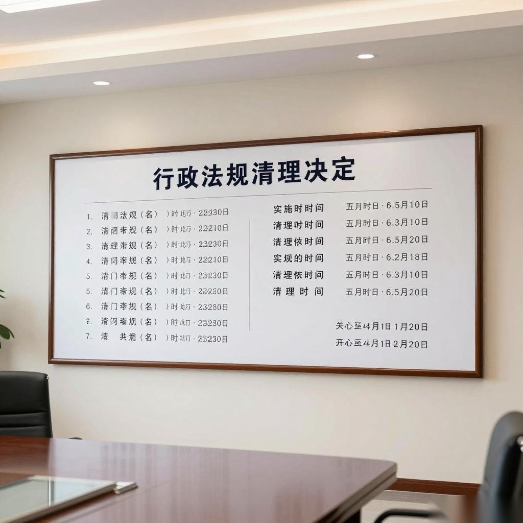 行政法规清理决定公布，修改废止部分条款优化营商环境