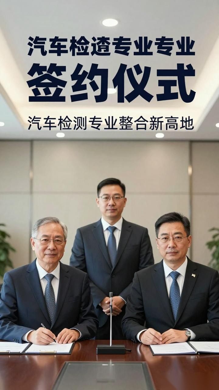 汽车检测专业化整合签约，共筑产业新高地推动转型升级