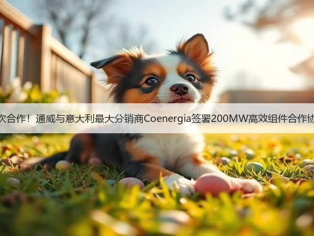 二次合作!通威与意大利最大分销商Coenergia签署200MW高效组件合作协议(图2) 二次合作!通威与意大利最大分销商Coenergia签署200MW高效组件合作协议(图2)