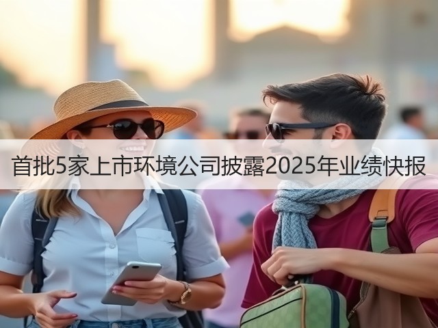 首批5家上市环境公司披露2025年业绩快报(图2)