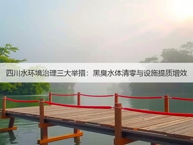 四川水环境治理三大举措：黑臭水体清零与设施提质增效(图1)