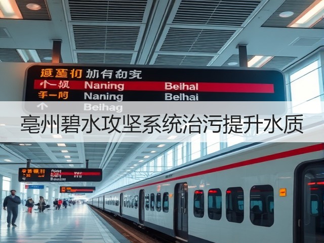 亳州碧水攻坚系统治污提升水质(图1)