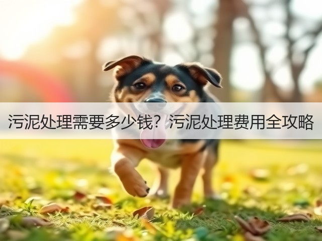 污泥处理需要多少钱？污泥处理费用全攻略(图3)