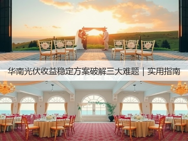 华南光伏收益稳定方案破解三大难题｜实用指南(图1)