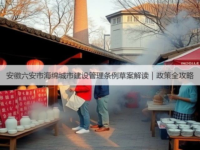安徽六安市海绵城市建设管理条例草案解读｜政策全攻略(图3)