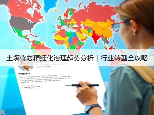 土壤修复精细化治理趋势分析｜行业转型全攻略(图1)