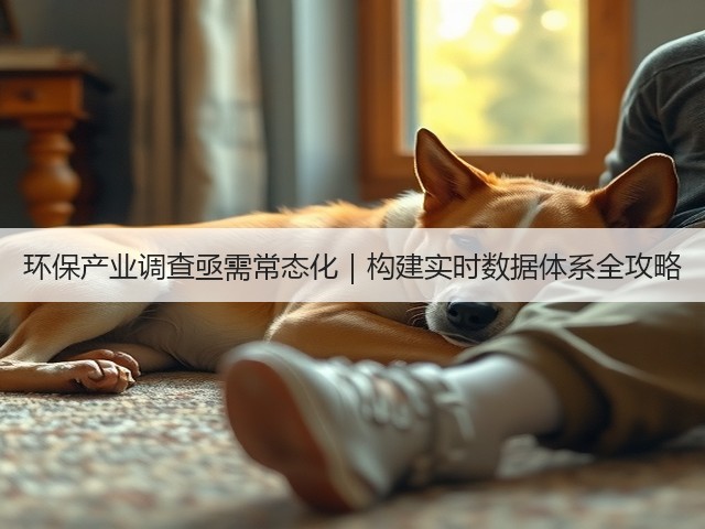 环保产业调查亟需常态化｜构建实时数据体系全攻略(图3)