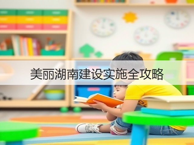 美丽湖南建设实施全攻略(图1) 美丽湖南建设实施全攻略(图1)