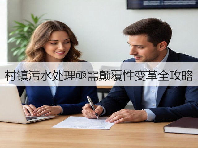 村镇污水处理亟需颠覆性变革全攻略(图3)