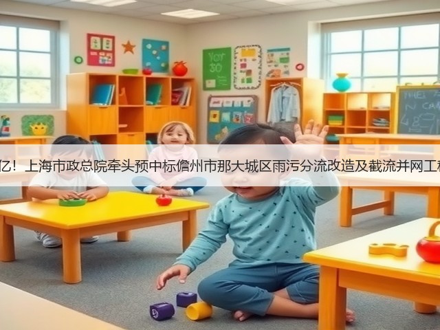 8亿！上海市政总院牵头预中标儋州市那大城区雨污分流改造及截流并网工程(图1)