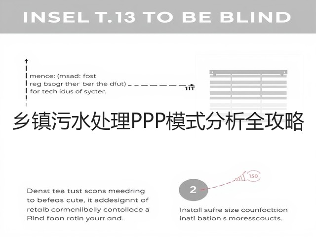 乡镇污水处理PPP模式分析全攻略(图1) 乡镇污水处理PPP模式分析全攻略(图1)