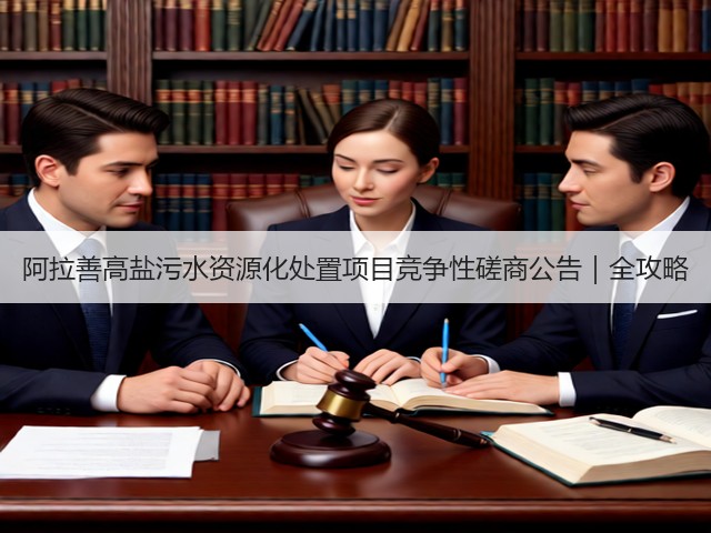 阿拉善高盐污水资源化处置项目竞争性磋商公告｜全攻略(图3)