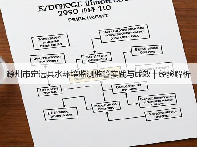 滁州市定远县水环境监测监管实践与成效｜经验解析(图2)
