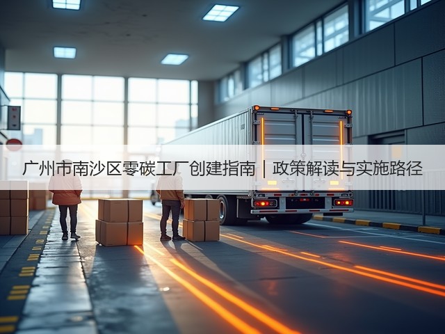 广州市南沙区零碳工厂创建指南｜政策解读与实施路径(图2)