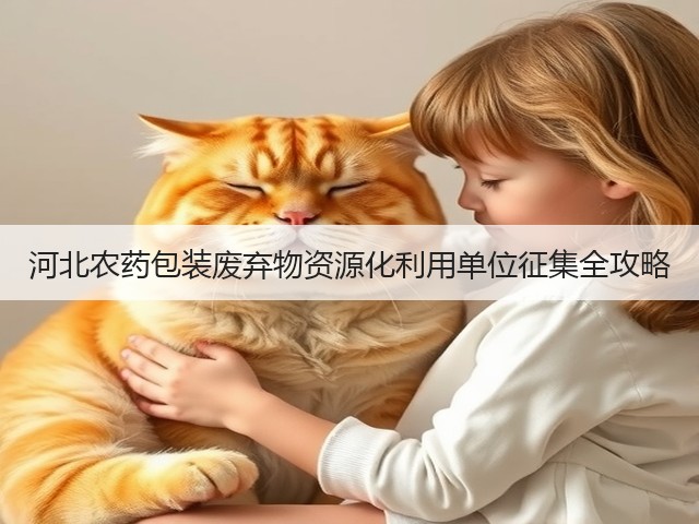 河北农药包装废弃物资源化利用单位征集全攻略(图1)