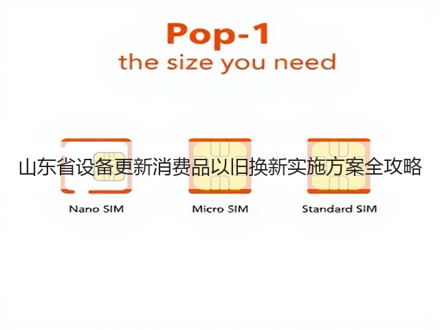 山东省设备更新消费品以旧换新实施方案全攻略(图3)