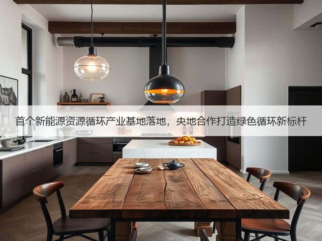 首个新能源资源循环产业基地落地，央地合作打造绿色循环新标杆(图1)