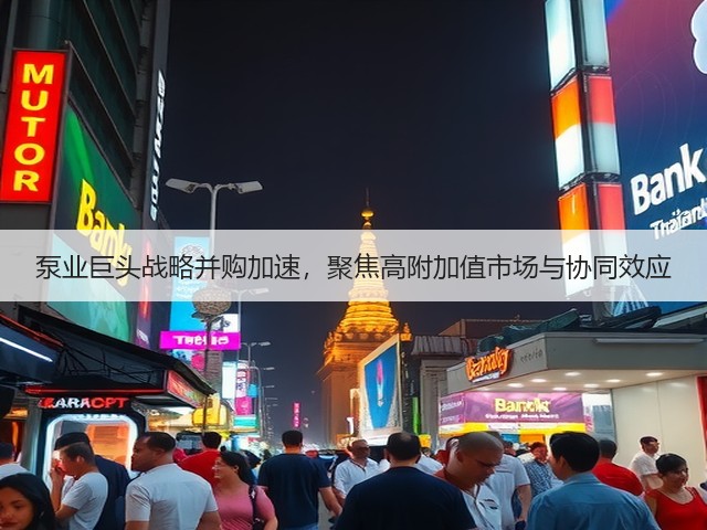 泵业巨头战略并购加速,聚焦高附加值市场与协同效应(图2) 泵业巨头战略并购加速,聚焦高附加值市场与协同效应(图2)